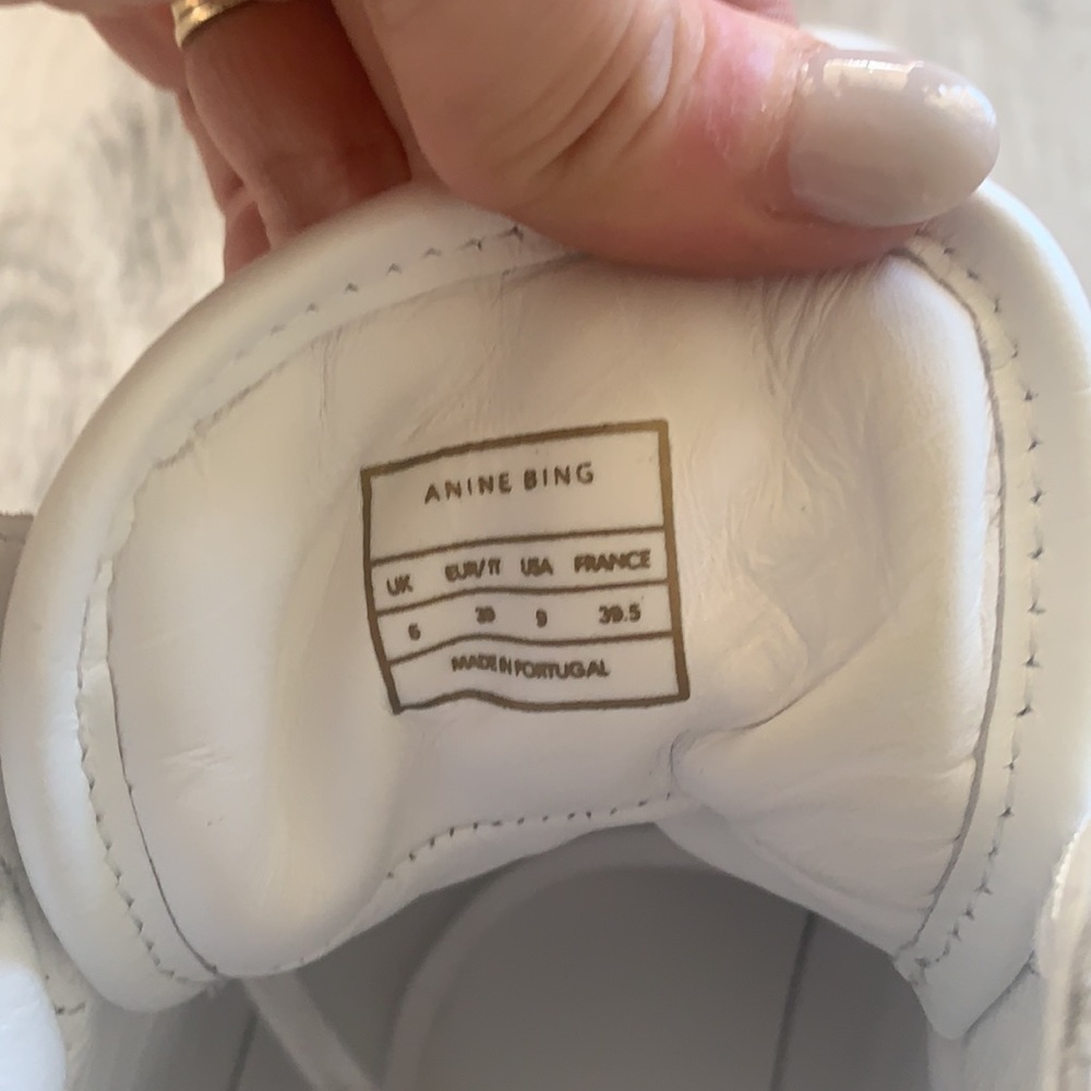 Last call-consigning this weekend Anine bing high tops size 9 - Picture 8 of 9